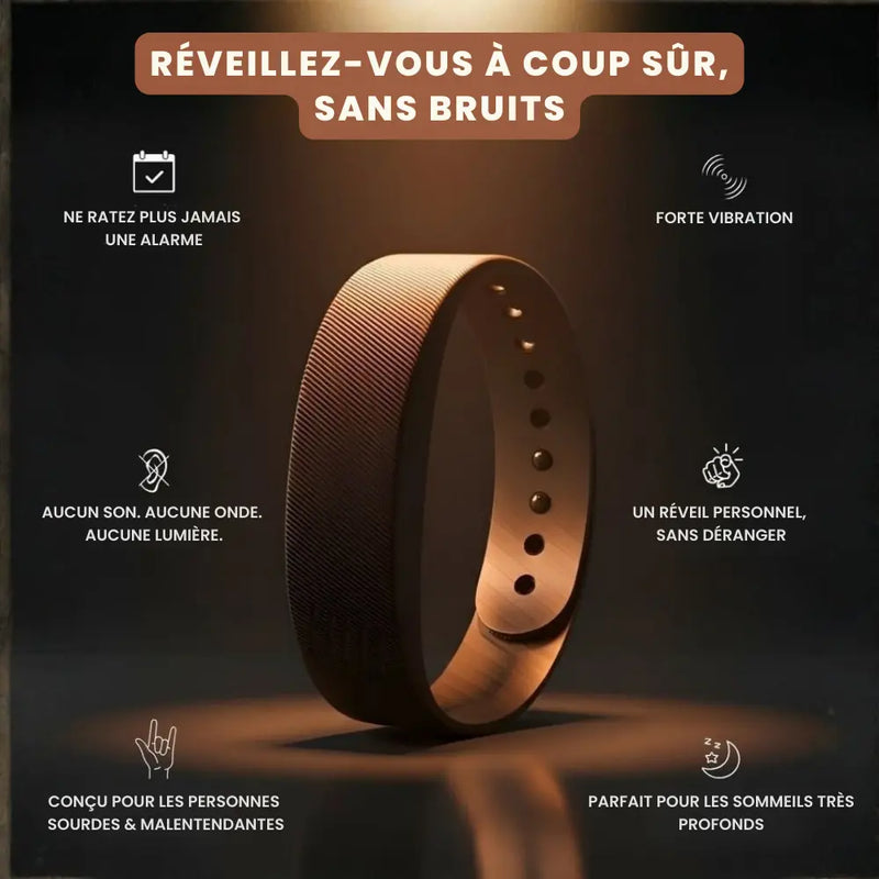 Enfin le réveil silencieux que vous attendiez. Sans bruit. Sans stress.