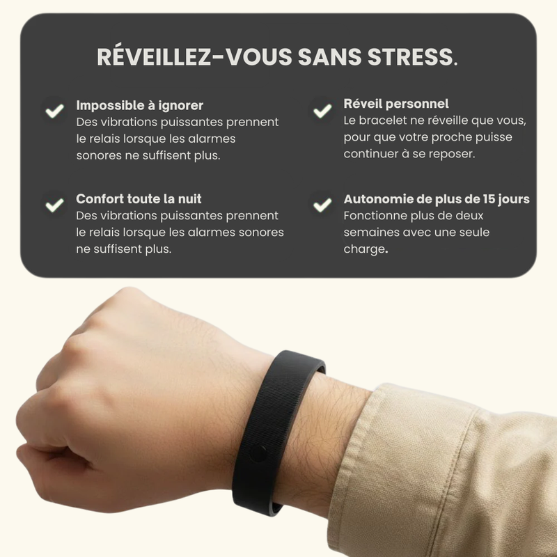 Bracelet Réveil Vibrant