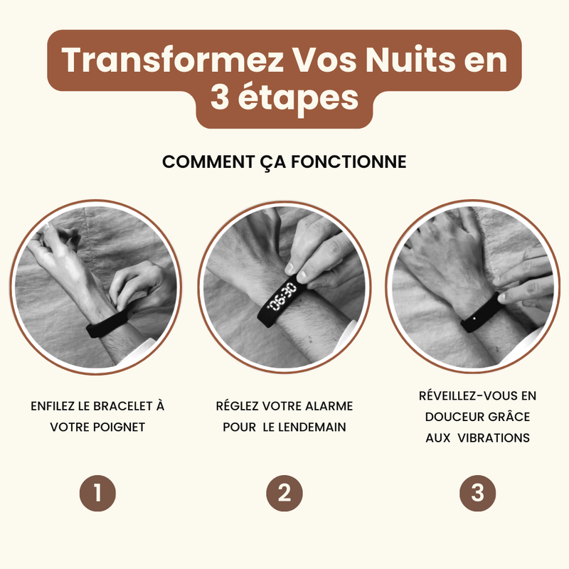Bracelet Réveil Vibrant